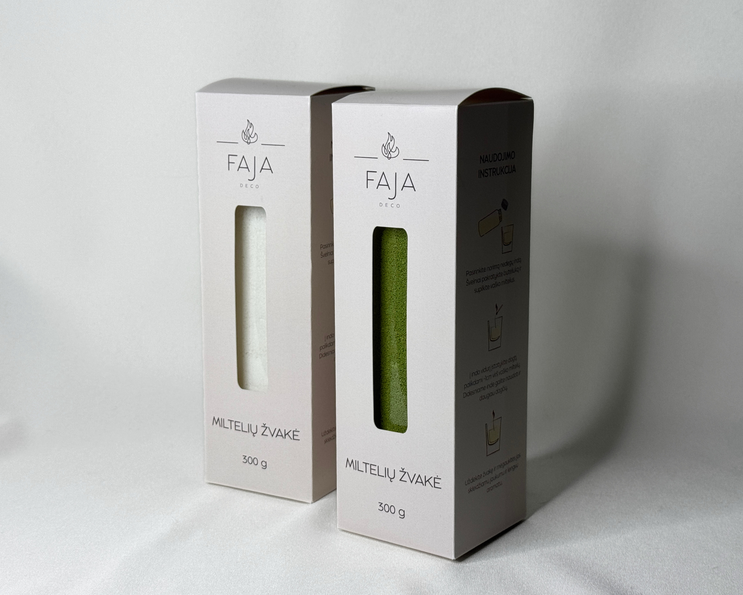 1+1 Miltelių žvakių komplektas