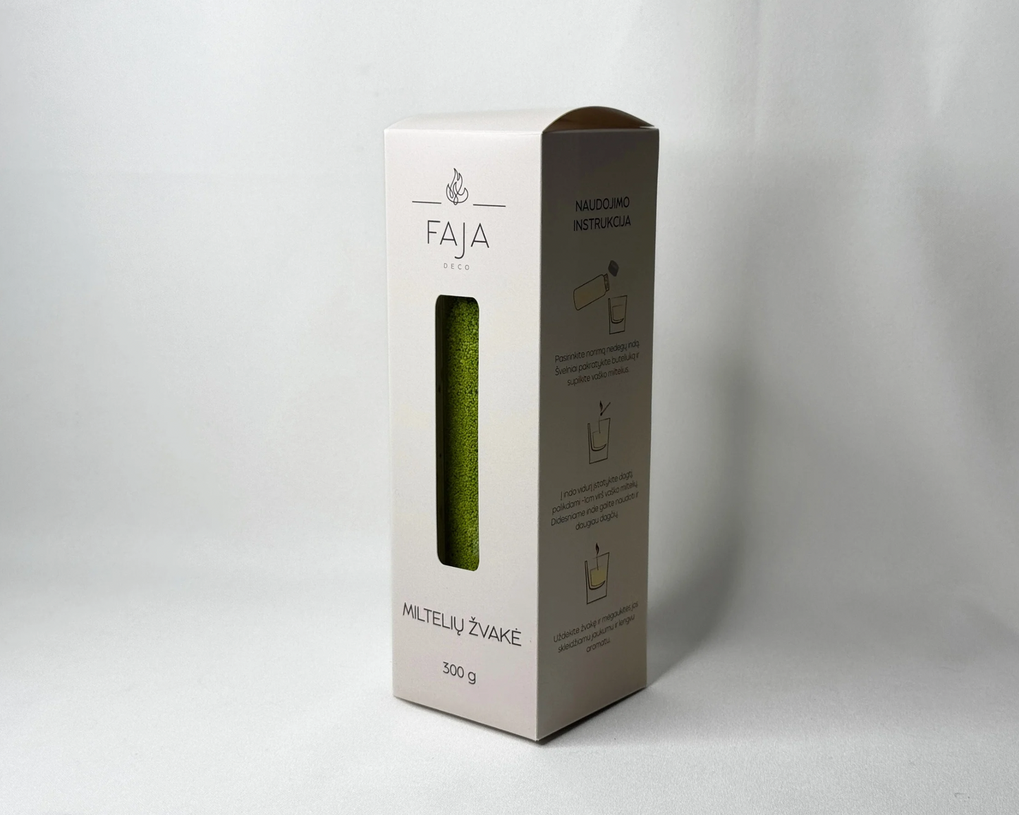 Miltelių žvakė Moss Green