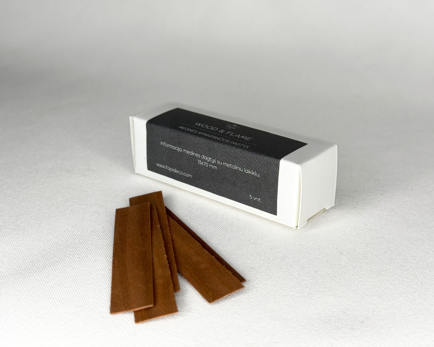 Medinės dagtys “Wood & Flame”