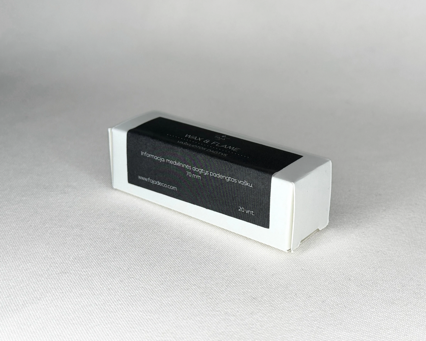 Vaškuotos dagtys “Wax & Flame”