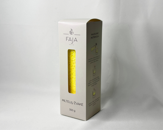 Miltelių žvakė Glowy Yellow