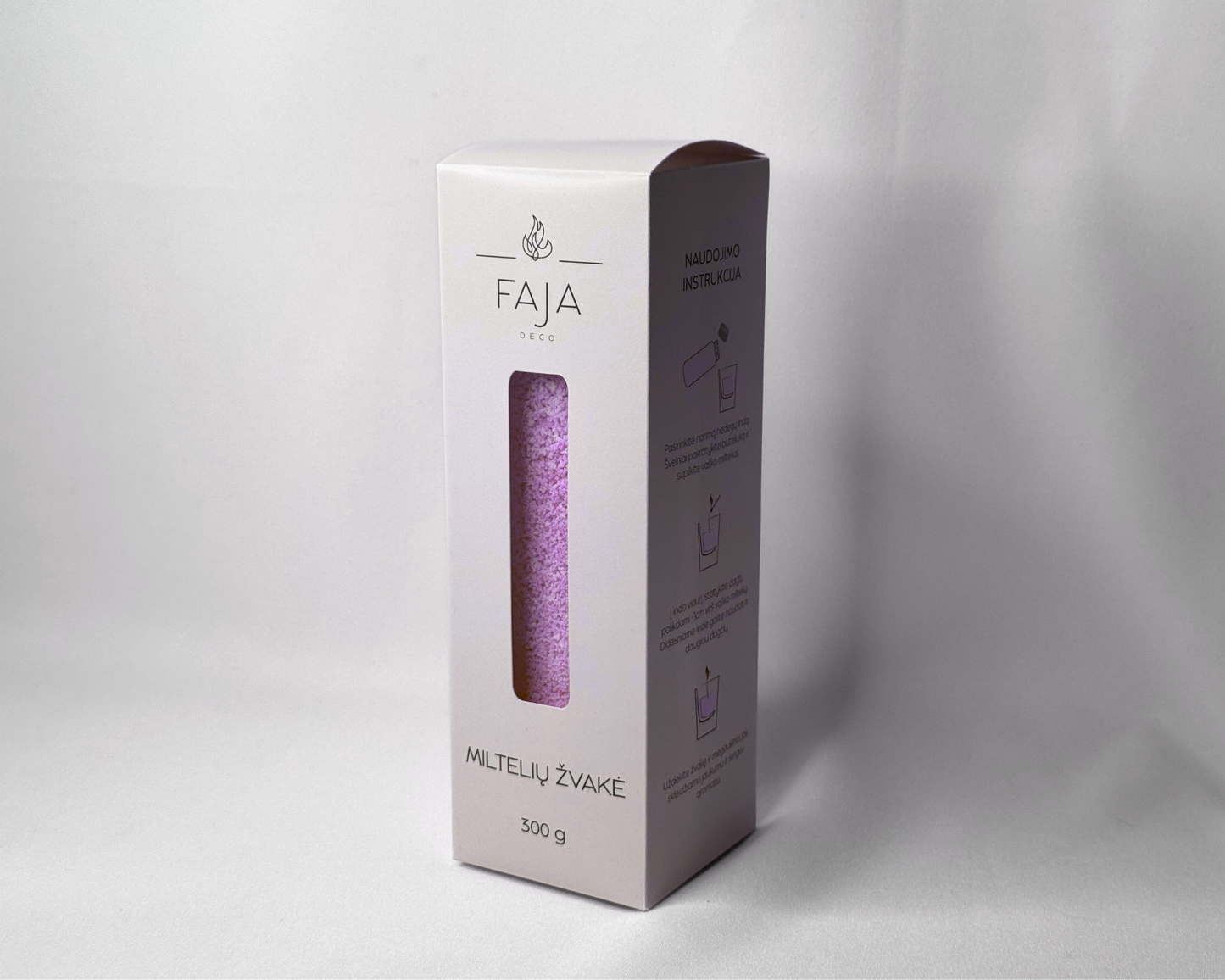 Miltelių žvakė Lavender