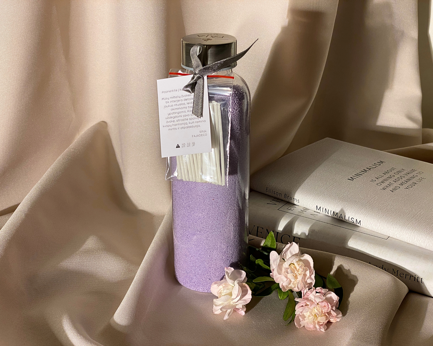 Miltelių žvakė Lavender